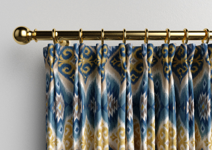 Navajo, Indigo - Made to Measure Curtains - Image 10